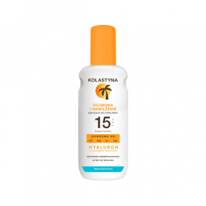 Kolastyna Ochrona i Nawilżenie, emulsja do opalania, SPF 15, spray, 200 ml - zdjęcie produktu