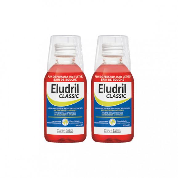 2x Eludril CLASSIC, płyn do płukania jamy ustnej, 200 ml 2x Eludril CLASSIC, płyn do płukania jamy ustnej, 200 ml - zdjęcie produktu