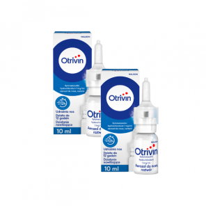 Otrivin 1 mg/ml, aerozol do nosa, 2 x 10 ml - zdjęcie produktu