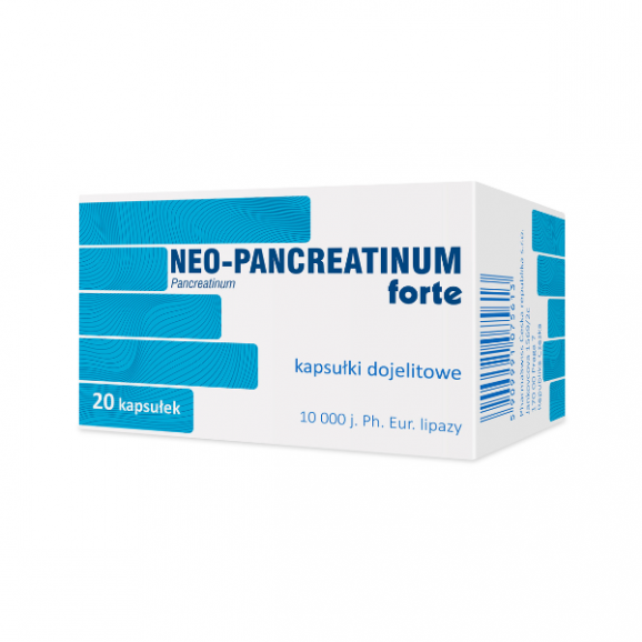 Neo-Pancreatinum forte, 10000 j., kapsułki dojelitowe, 50 szt. - zdjęcie produktu