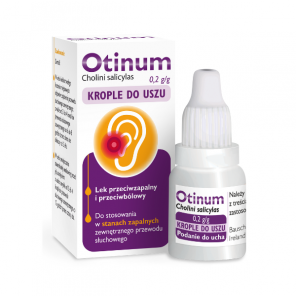 Otinum 0,2 g/g, krople do uszu, 10 g - zdjęcie produktu