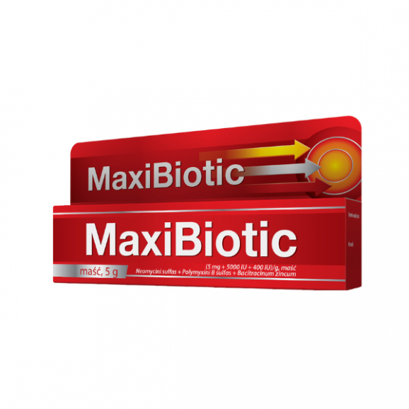 Maxibiotic, maść, 5 g, tuba - zdjęcie produktu