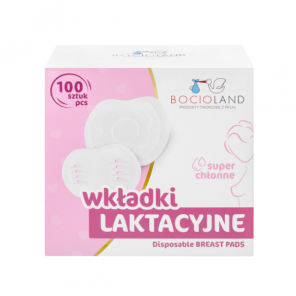 Bocioland, wkładki laktacyjne, 100 szt. - zdjęcie produktu