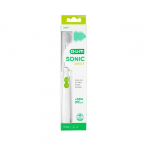 Sunstar Gum Sonic Daily, szczoteczka do zębów soniczna, biała, 1 szt. - zdjęcie produktu