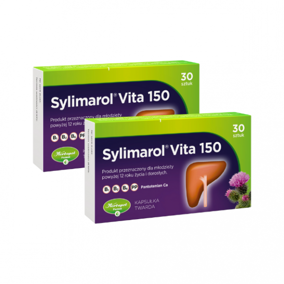 Sylimarol Vita 150, kapsułki, 2 x 30 szt. - zdjęcie produktu