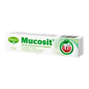 Mucosit Dent, kojący żel na dziąsła, 15 g, KRÓTKA DATA - [31.08.2025] - zdjęcie produktu