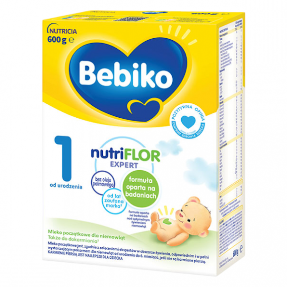 Bebiko 1, mleko początkowe od urodzenia, proszek, 600 g Bebiko 1, mleko początkowe od urodzenia, proszek, 600 g - zdjęcie produktu