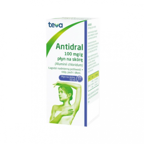Antidral, płyn na skórę, (100 mg / g), 50 ml - zdjęcie produktu