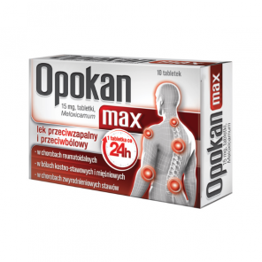 Opokan Max 15 mg, tabletki, 10 szt. - zdjęcie produktu
