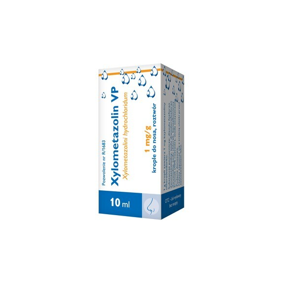 Xylometazolin VP, 0.1%, krople do nosa, 10 ml Xylometazolin VP, 0.1%, krople do nosa, 10 ml - zdjęcie produktu