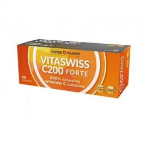 Swiss Pharm Vitaswiss C200 Forte, tabletki, 50 szt., KRÓTKA DATA - [29.08.2025] - zdjęcie produktu