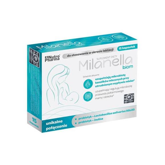 Milanella Biom, kapsułki, 15 szt., KRÓTKA DATA - [31.08.2025] - zdjęcie produktu