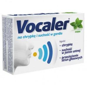 Vocaler, pastylki do ssania, mięta, 12 szt., KRÓTKA DATA - [31.08.2025] - zdjęcie produktu