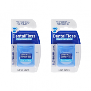 Elgydium Clinic DentalFloss, nić dentystyczna z chlorheksydyną 50 m, 2 x 1 szt. - zdjęcie produktu