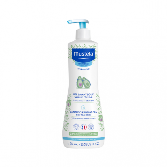 Mustela Bebe Enfant, żel do mycia ciała dla dzieci, 750 ml - zdjęcie produktu
