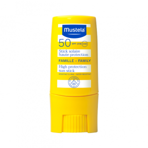 Mustela Sun, sztyft przeciwsłoneczny, SPF 50, 9 ml - zdjęcie produktu
