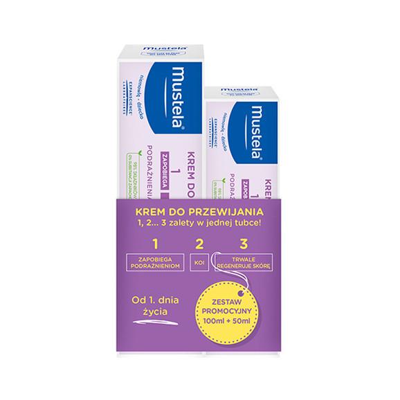 Mustela, krem do przewijania, 100 ml + 50 ml Mustela, krem do przewijania, 100 ml + 50 ml - zdjęcie produktu
