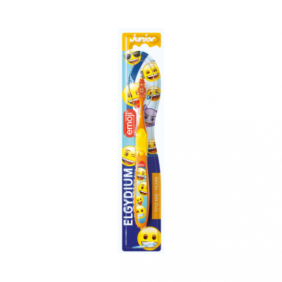 Elgydium Junior Emoji, szczoteczka do zębów dla dzieci 7-12 lat, 1 szt. - zdjęcie produktu