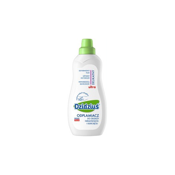 Dzidziuś, odplamiacz do odzieży niemowlęcej i dziecięcej, 750 ml Dzidziuś, odplamiacz do odzieży niemowlęcej i dziecięcej, 750 ml - zdjęcie produktu