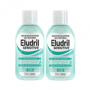 Eludril Sensitive, płyn do płukania jamy ustnej, 2 x 500 ml - zdjęcie produktu