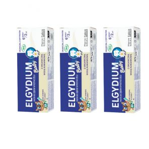 Elgydium Baby, żel do zębów dla dzieci od 6 m, 3 x 30 ml - zdjęcie produktu