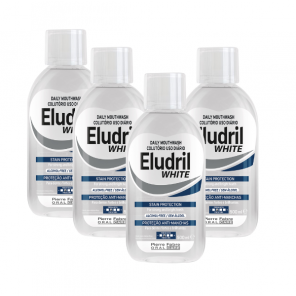 Eludril White, płyn do płukania jamy ustnej, 4 x 500 ml - zdjęcie produktu