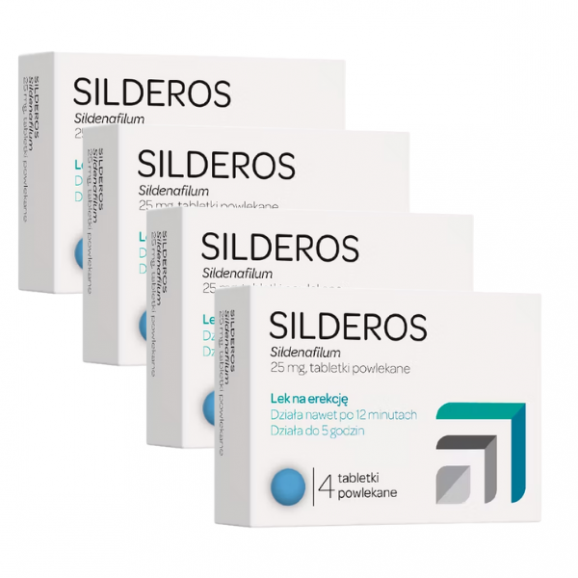 Apteo Med Silderos 25 mg, tabletki powlekane, 4 x 4 szt. - zdjęcie produktu