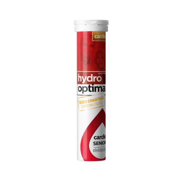 HydroOptima Senior Cardio, tabletki musujące, 20 szt. - zdjęcie produktu