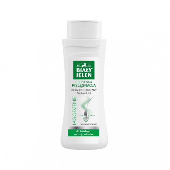 Biały Jeleń Codzienna Pielęgnacja Łagodzenie, dermatologiczny szampon do każdego rodzaju włosów, 300 ml - zdjęcie produktu