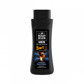 Biały Jeleń Men Łagodzący Pantenol, żel do mycia 5w1, 300 ml - zdjęcie produktu