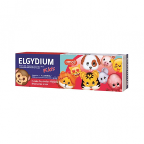 Elgydium Junior Emoji, pasta do zębów w postaci żelu dla dzieci, 3-6 lat, smak Truskawkowy, 50 ml - zdjęcie produktu