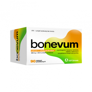 Bonevum 600 mg + 400 I.U., tabletki powlekane, 90 szt. - zdjęcie produktu