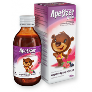 Apetizer Junior (Apetizer), syrop, o smaku malinowo-porzeczkowym, 100 ml - zdjęcie produktu