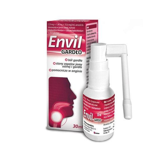 Envil Gardło, aerozol, 30 ml - zdjęcie produktu