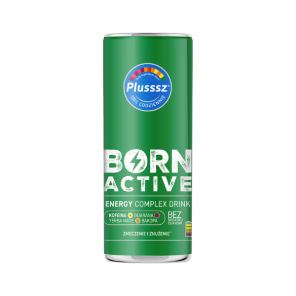 Plusssz Born Active Energy Complex Drink, smak mango-marakuja, 250 ml - zdjęcie produktu