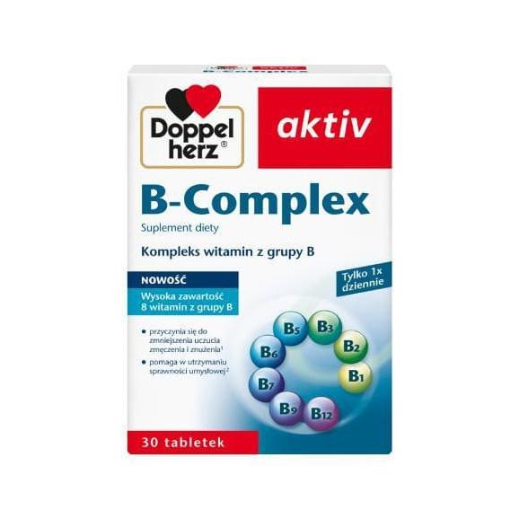 Doppelherz aktiv B-Complex, tabletki, 30 szt. - zdjęcie produktu