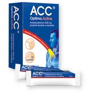 ACC Optima Active, 600 mg, proszek doustny, 10 szt., KRÓTKA DATA - [30.09.2025] - zdjęcie produktu