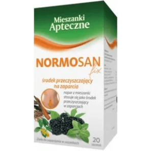 Normosan fix, zioła do zaparzania, 1,4 g, 20 szt., KRÓTKA DATA - [30.09.2025] - zdjęcie produktu