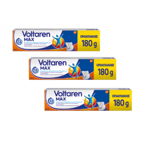 Voltaren Max, 23,2 mg/g, żel, 2 x 180 g - zdjęcie produktu