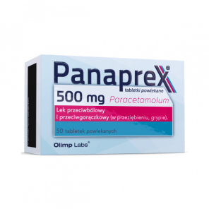 Panaprex, 500 mg, tabletki powlekane, 50 szt. - zdjęcie produktu