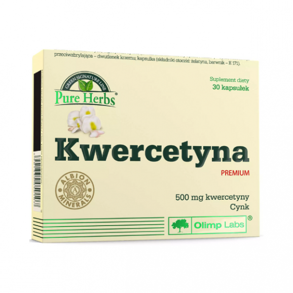 Olimp Kwercetyna Premium, kapsułki, 30 szt. Olimp Kwercetyna Premium, kapsułki, 30 szt. - zdjęcie produktu