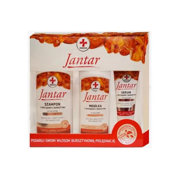 Jantar Medica, zestaw do pielęgnacji włosów zniszczonych, 1 szt., KRÓTKA DATA - [30.09.2025] - zdjęcie produktu