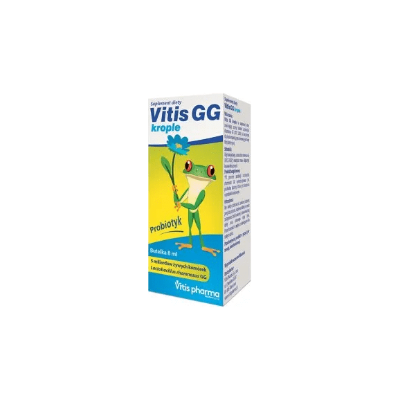 Vitis GG, probiotyk, krople, 8 ml, KRÓTKA DATA - [30.09.2025] - zdjęcie produktu