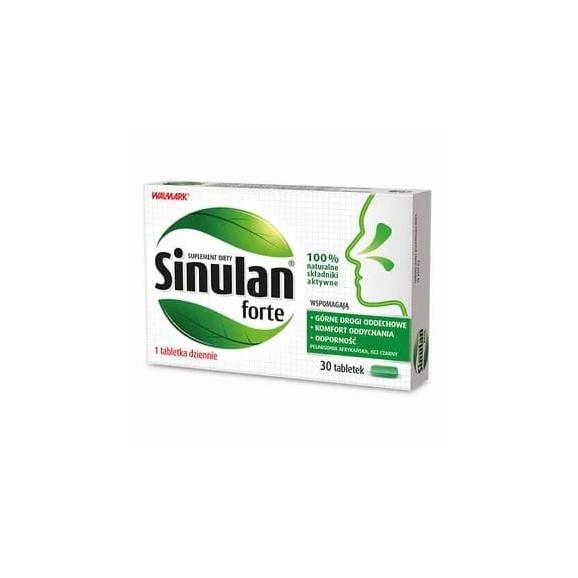 Sinulan Forte, tabletki, 30 szt., KRÓTKA DATA - [30.09.2025] - zdjęcie produktu