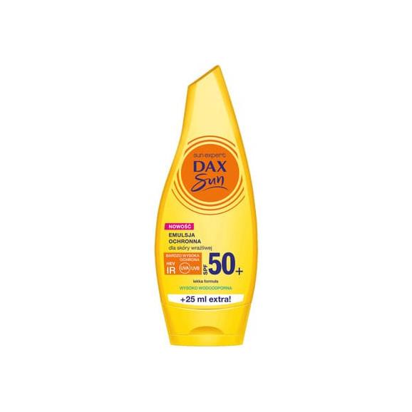 Dax Sun, emulsja ochronna do opalania, skóra wrażliwa, SPF 50+, 175 ml - zdjęcie produktu