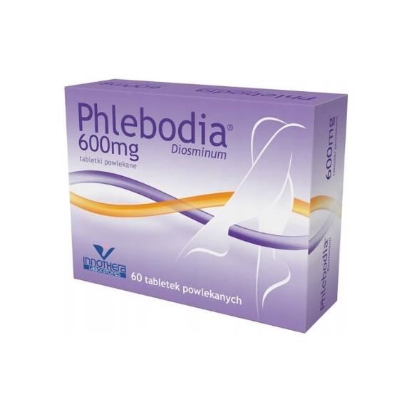 Phlebodia, 600 mg, tabletki powlekane, 60 szt. - zdjęcie produktu