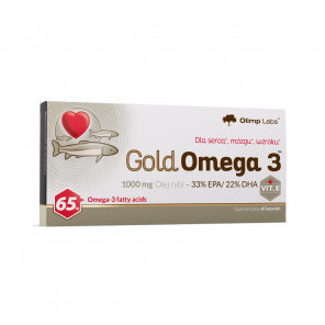 Olimp Gold Omega 3, 1000 mg, 60 kaps. - zdjęcie produktu