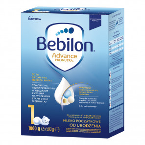 Bebilon 1 Advance Pronutra, mleko początkowe, od urodzenia, proszek, 1000 g - zdjęcie produktu
