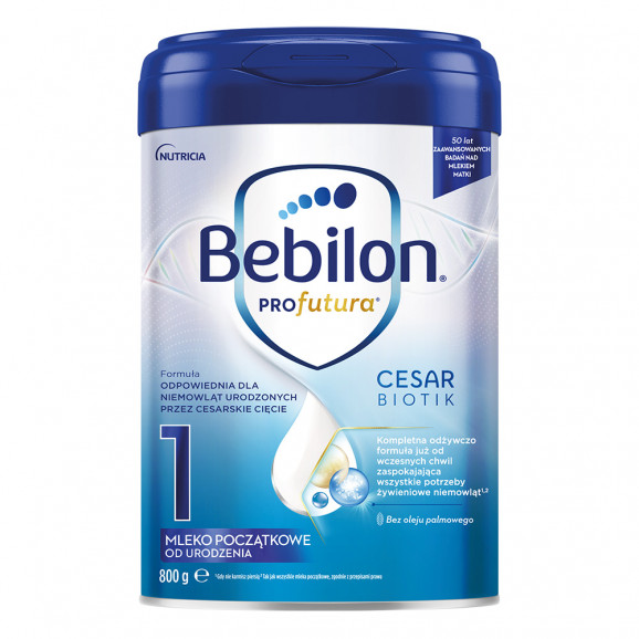 Bebilon Profutura Cesar Biotik 1, mleko początkowe, od urodzenia, 800 g - zdjęcie produktu