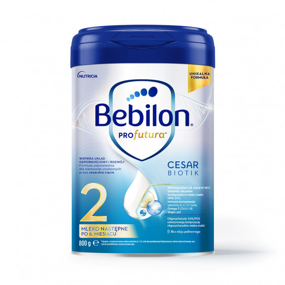 Bebilon Profutura Cesar Biotik 2, mleko następne, po 6. miesiącu, 800 g - zdjęcie produktu
